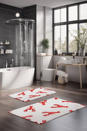 Mijölnir Juego de alfombrillas de baño CT-5289 Multicolor